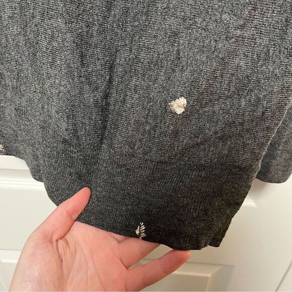 Zadig & Voltaire Women’s Grey Metallic Star Elbows Sweater - Picture 2 of 7